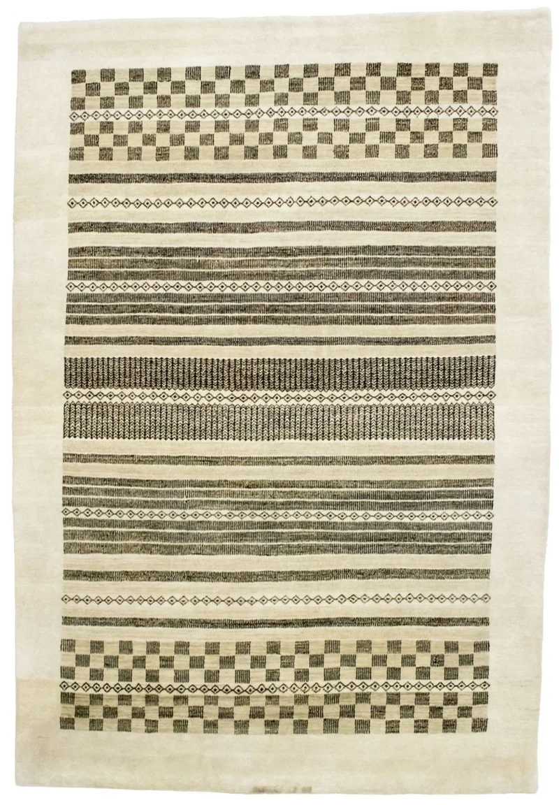 Loribaft Teppich Perser 142x199cm - Wollteppich