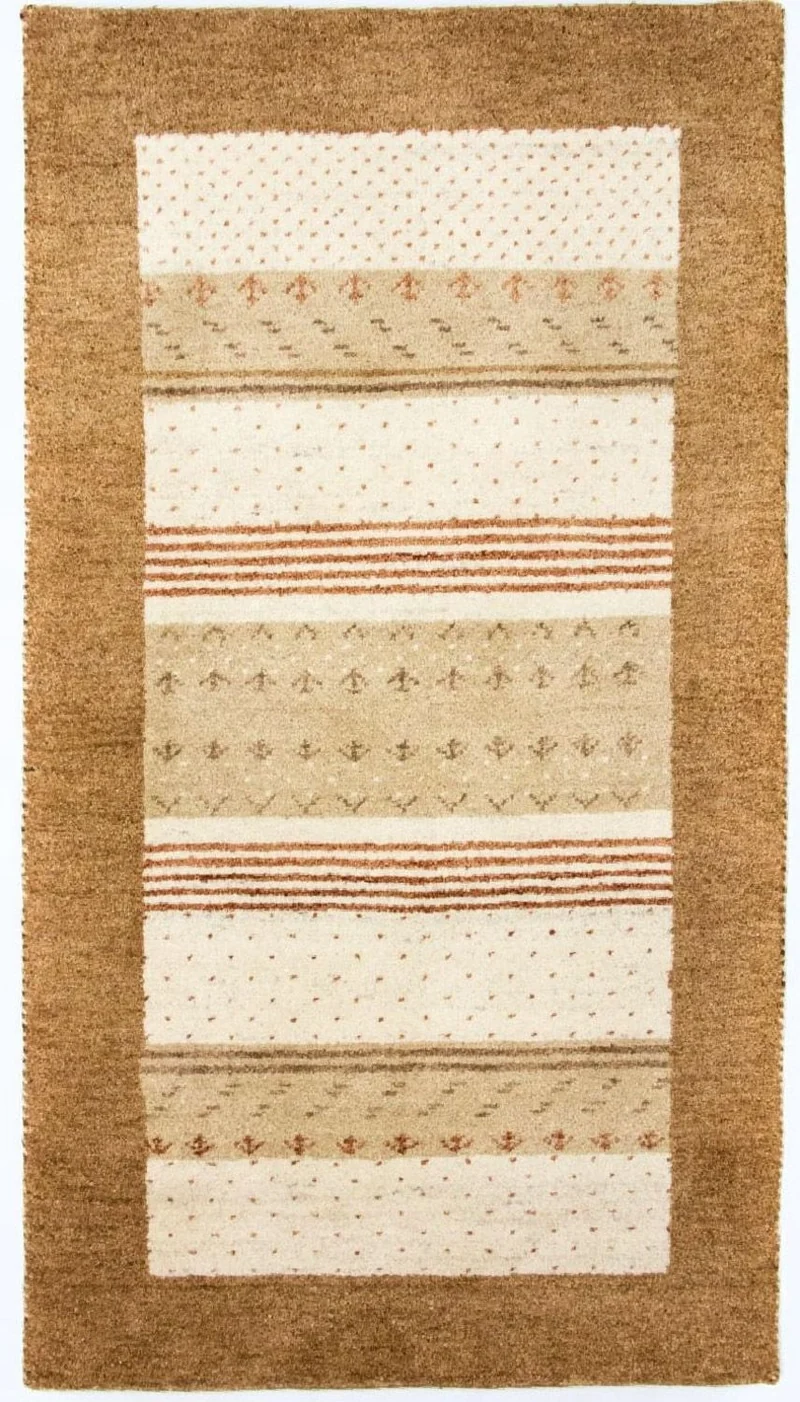 Gabbeh Teppich Indus 87x163cm - Wollteppich