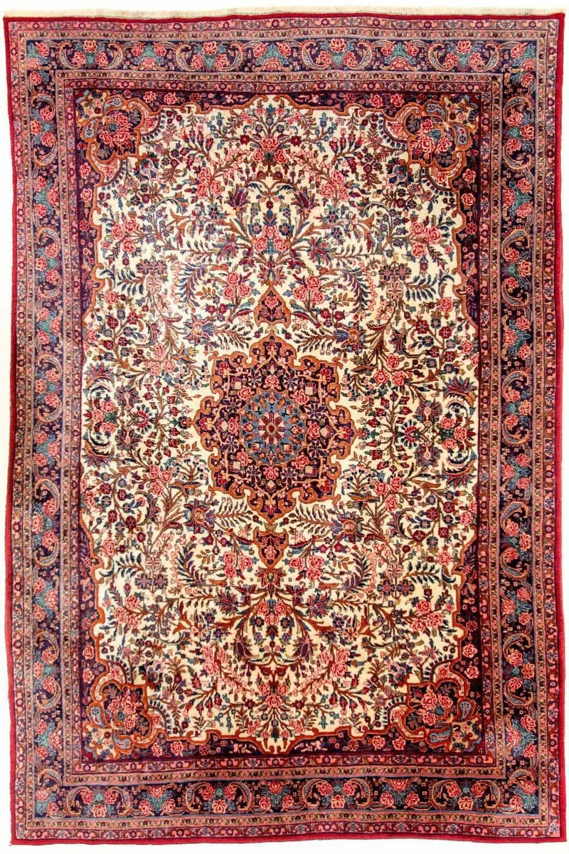 Ghom Teppich 213x333cm - Perserteppich