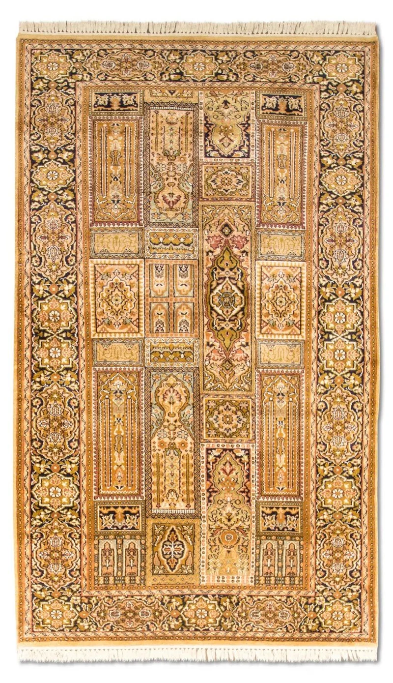 Kaschmir Seide Teppich 93x158cm - Orientteppich