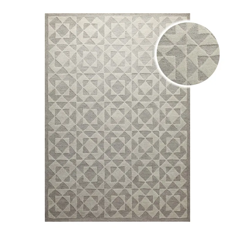 Kurzflorteppich Taupe "Downtown" WECONhome