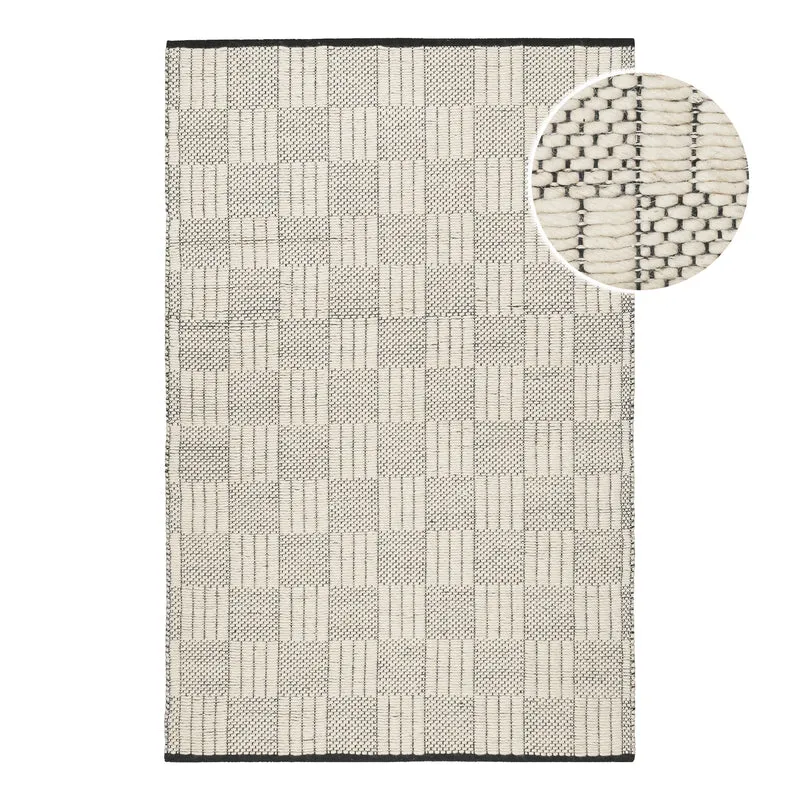 Wollteppich Creme Weiß "Lani" WECONhome