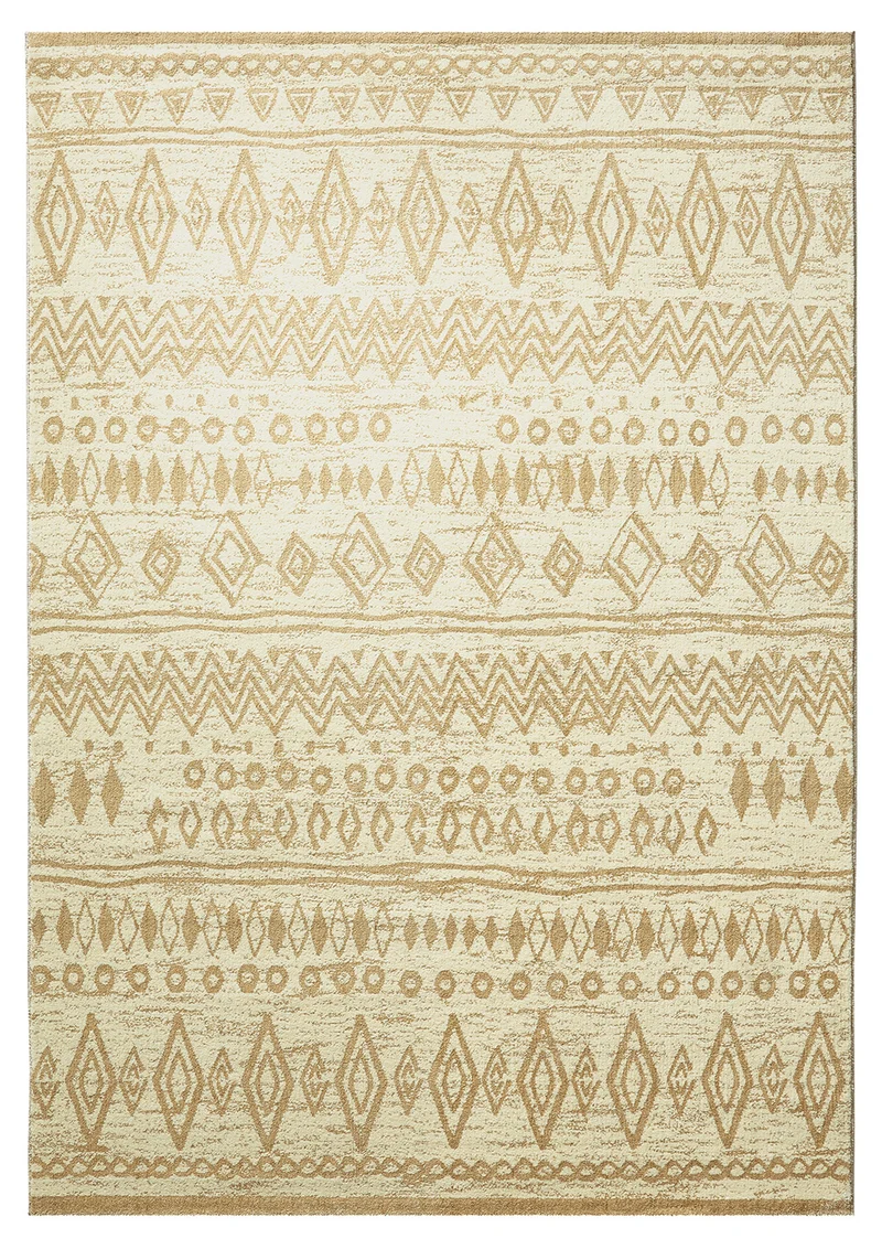 Weconhome Teppich 160x225 Beige Muster