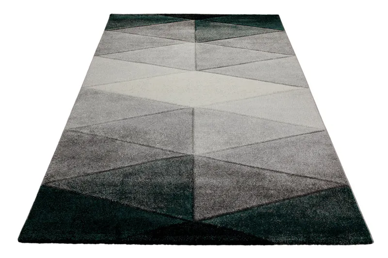 Teppich 160x230 Wohnzimmer Farbverlauf Schwarz