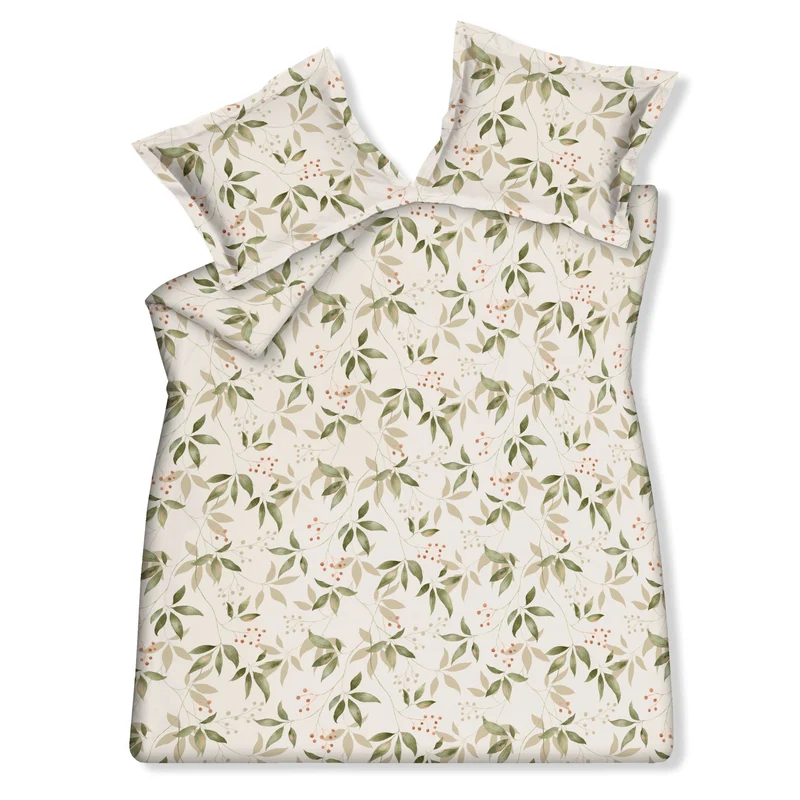 MOSSWOOD dekbedovertrek Cream tan 200x220 cm