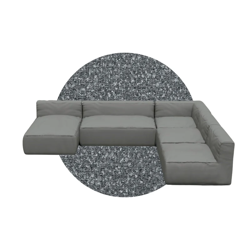 GROW loungebank H Stone Boucle