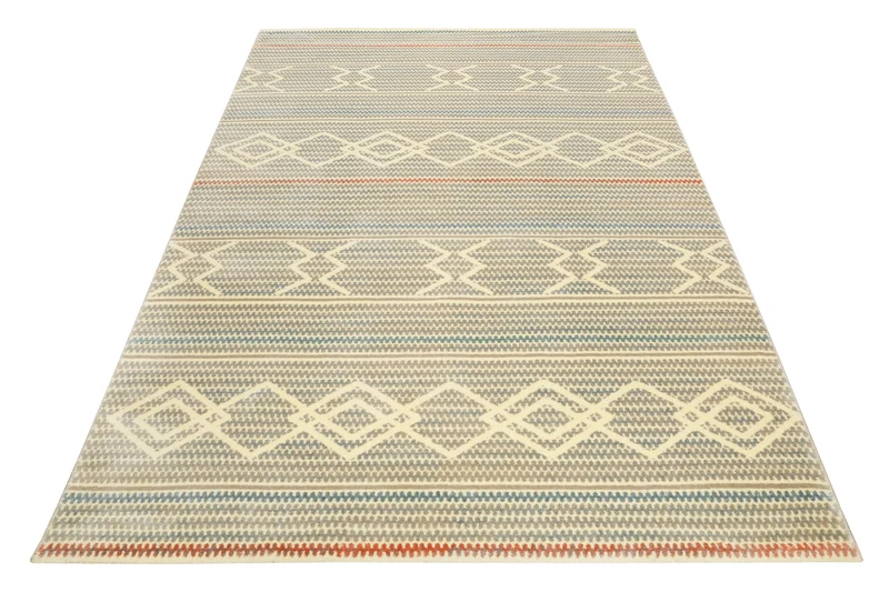 Teppich 160x230 Wohnzimmer Muster Creme
