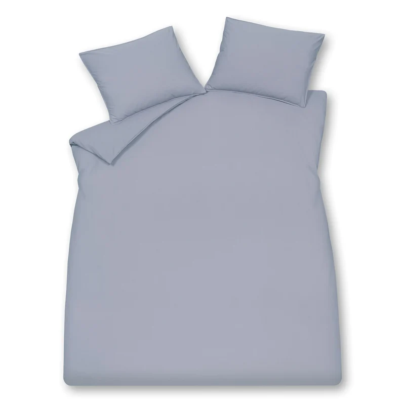 WASHED COTTON dekbedovertrek Lavender Blue 200x220 cm