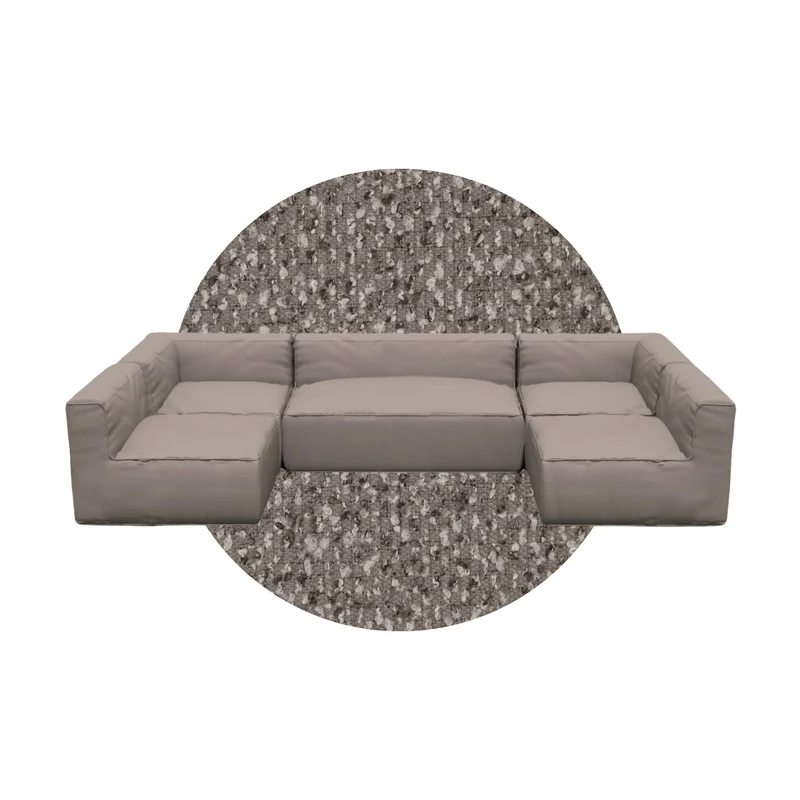 GROW loungebank I Earth Boucle