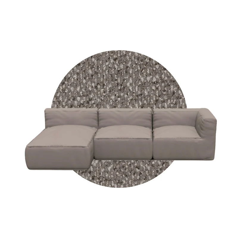 GROW loungebank D Earth Boucle