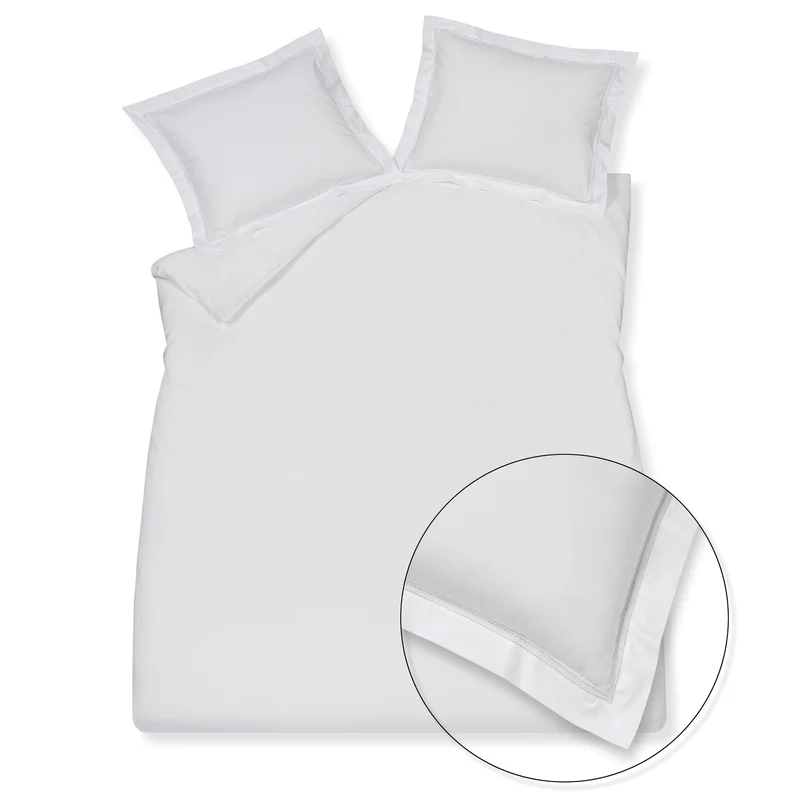 PURITY RAVELLO dekbedovertrek White 200x220 cm