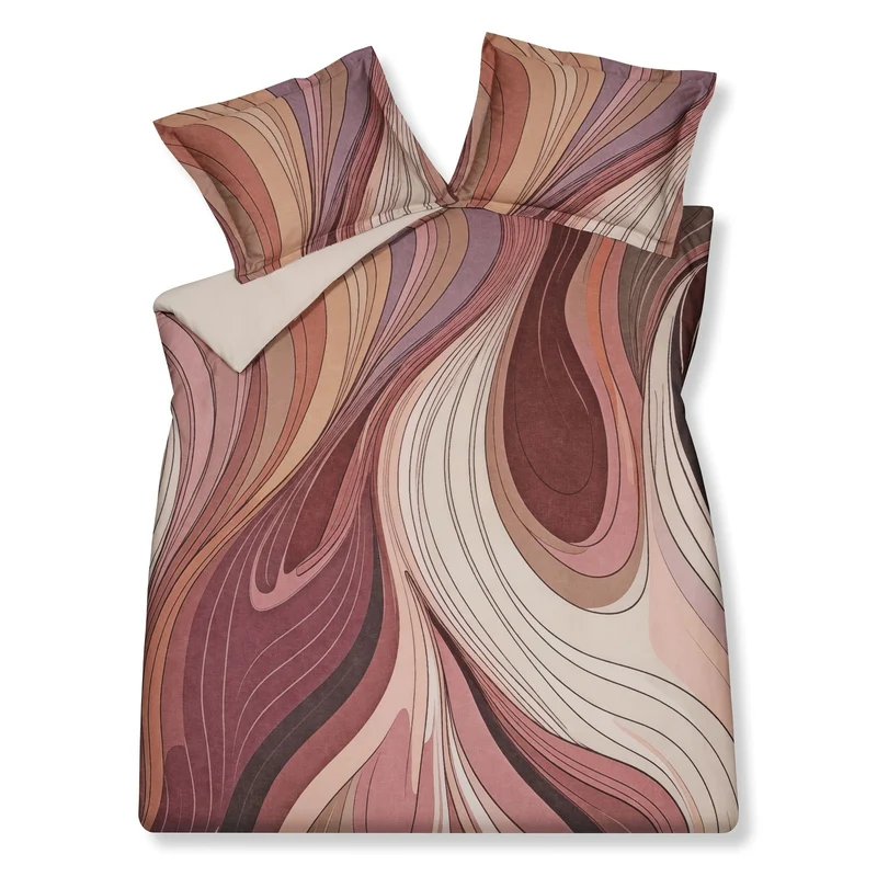 FORTUNATE dekbedovertrek Ash Rose 200x220 cm