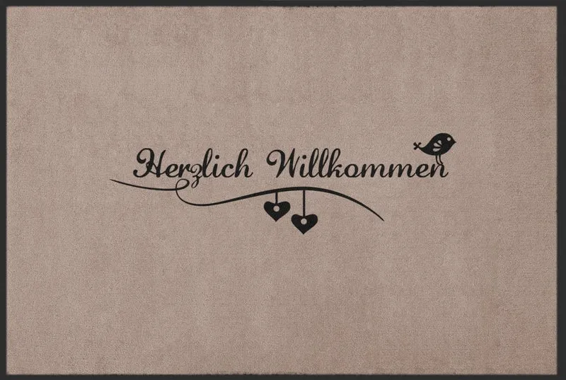 Fussmatte Individuell Herzlich Willkommen 10505