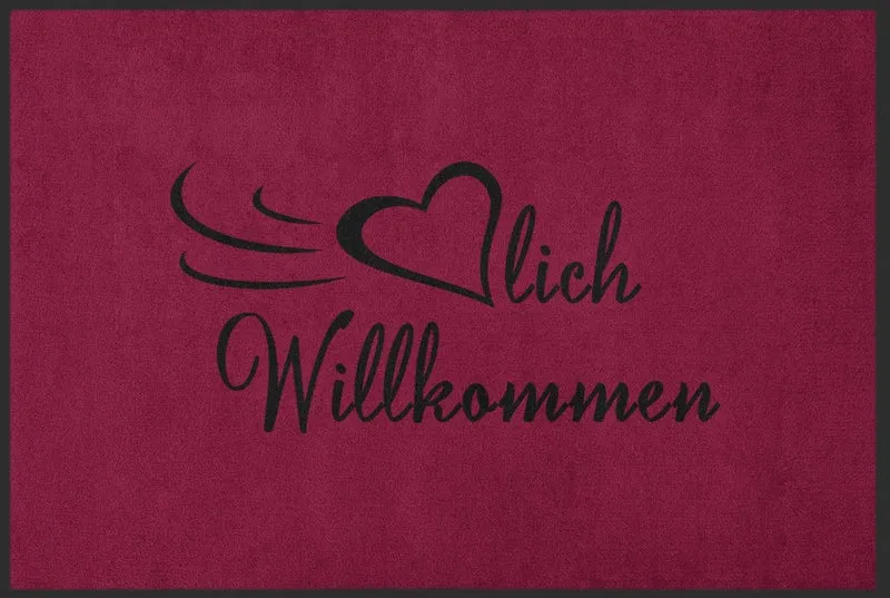 Fussmatte Herzlich Individuell Willkommen 10504