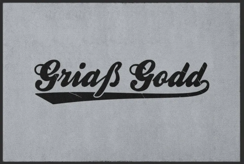 Fussmatte Griaß Godd 10499