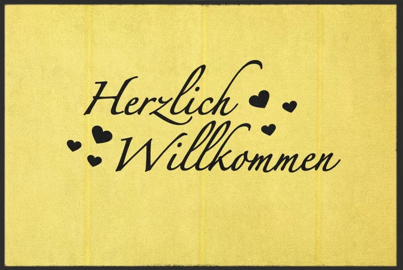 Fussmatte Herzlich Willkommen 10491