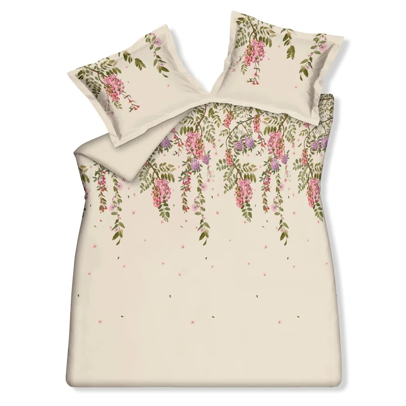 ROSE ACACIA dekbedovertrek Cream Tan 140x220 cm