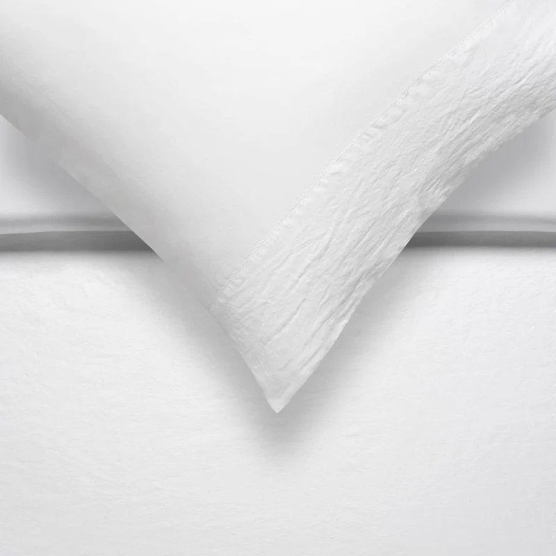 PURE 07 dekbedovertrek 200x200/220 cm White (linnen / satijnkatoen)
