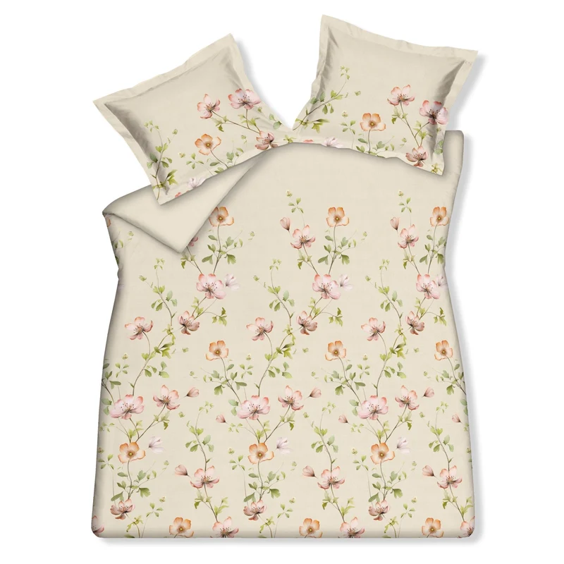 BLOSSOM BREEZE dekbedovertrek Cream Tan 240x220 cm