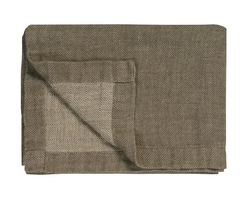 PURE 52 plaid/sprei 160x250 cm Hazel (linnen)
