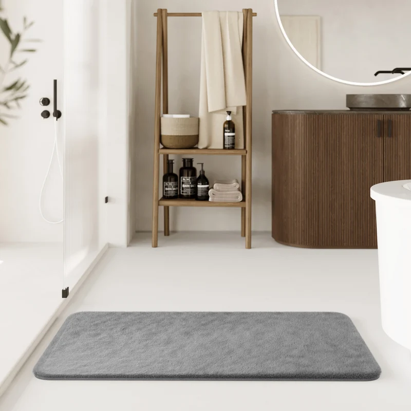 Badteppich Grau "Emil" WECONhome Basics