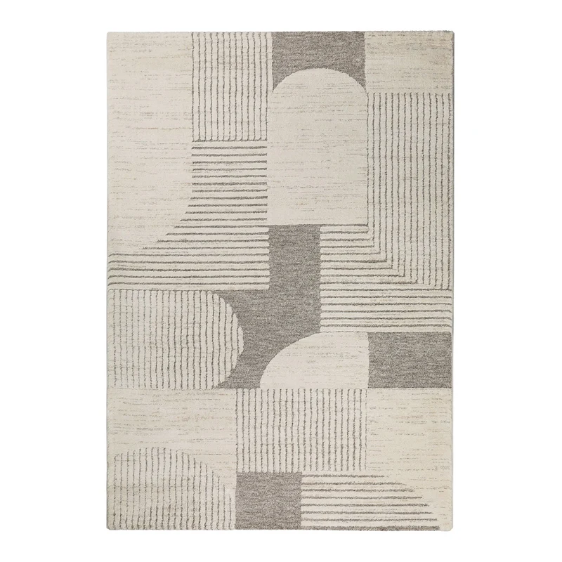Kurzflor Teppich Creme Beige "Mats" WECONhome