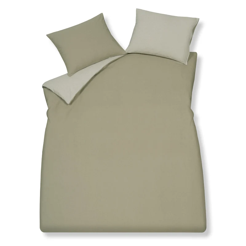 HOME Livorno dekbedovertrek Sage Green 200x220 cm