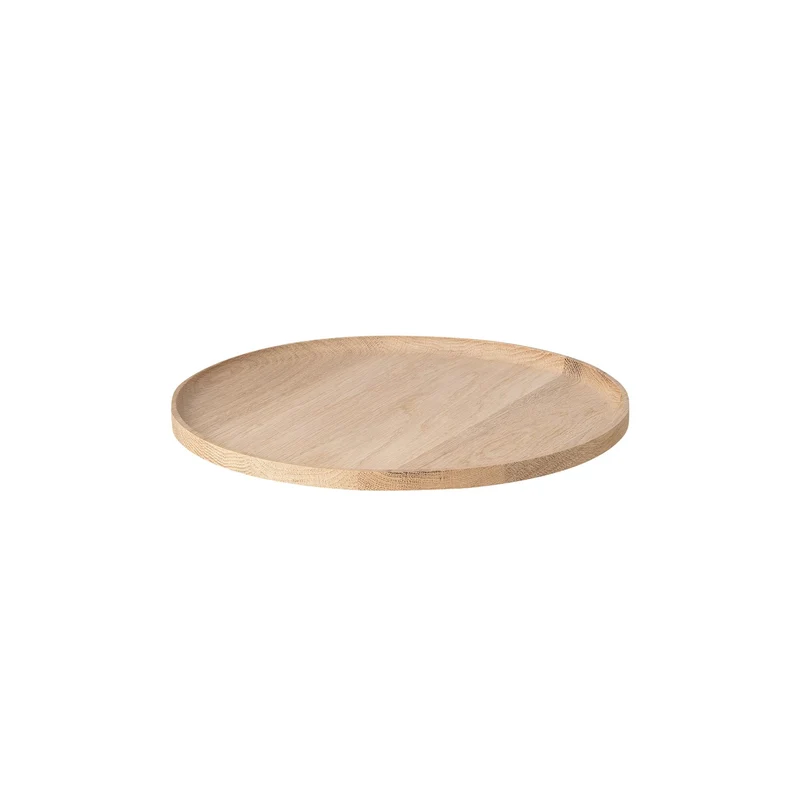 OKU ronde tray / dienblad Oak (medium)