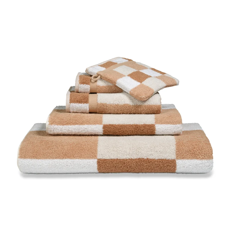 Restant: Badlaken BOSTON Praline 90x195 cm