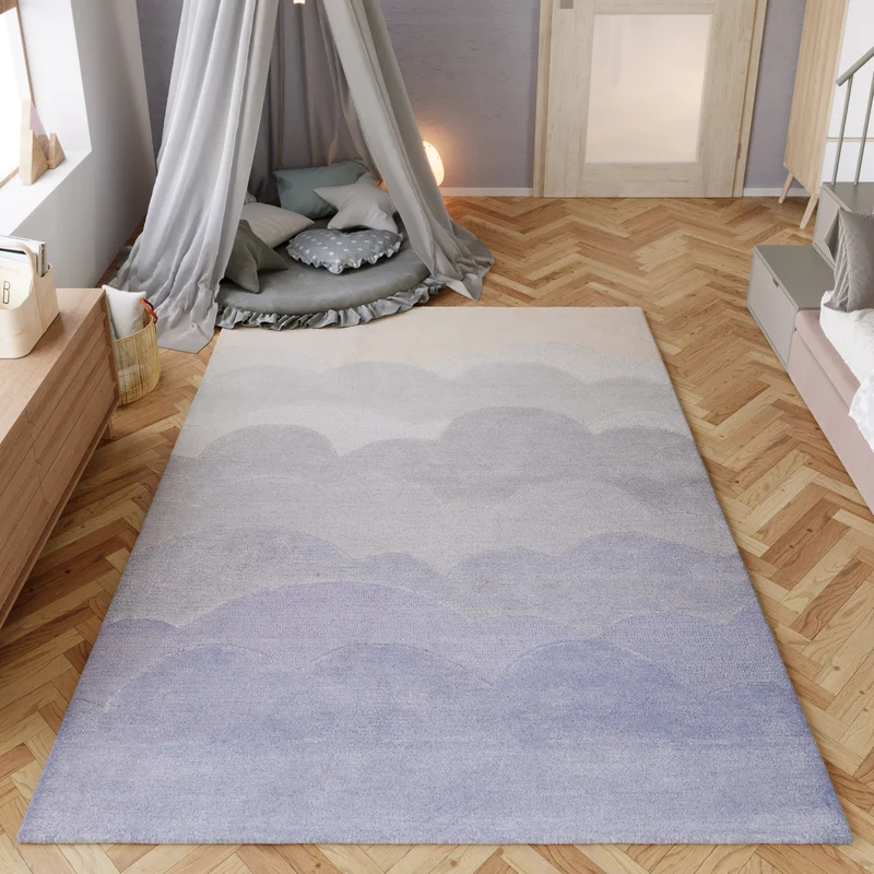 Kinderteppich Blau "Mika" Smart Kids