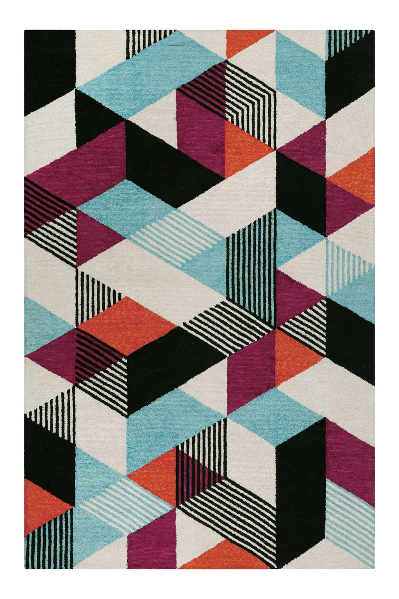 Esprit Kurzflor Teppich Bunt "Uptown"