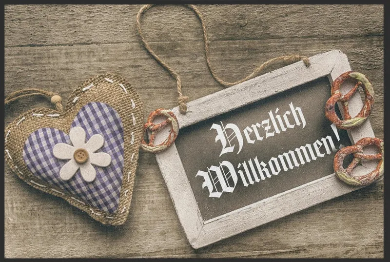 Fussmatte Herzlich Willkommen 10260