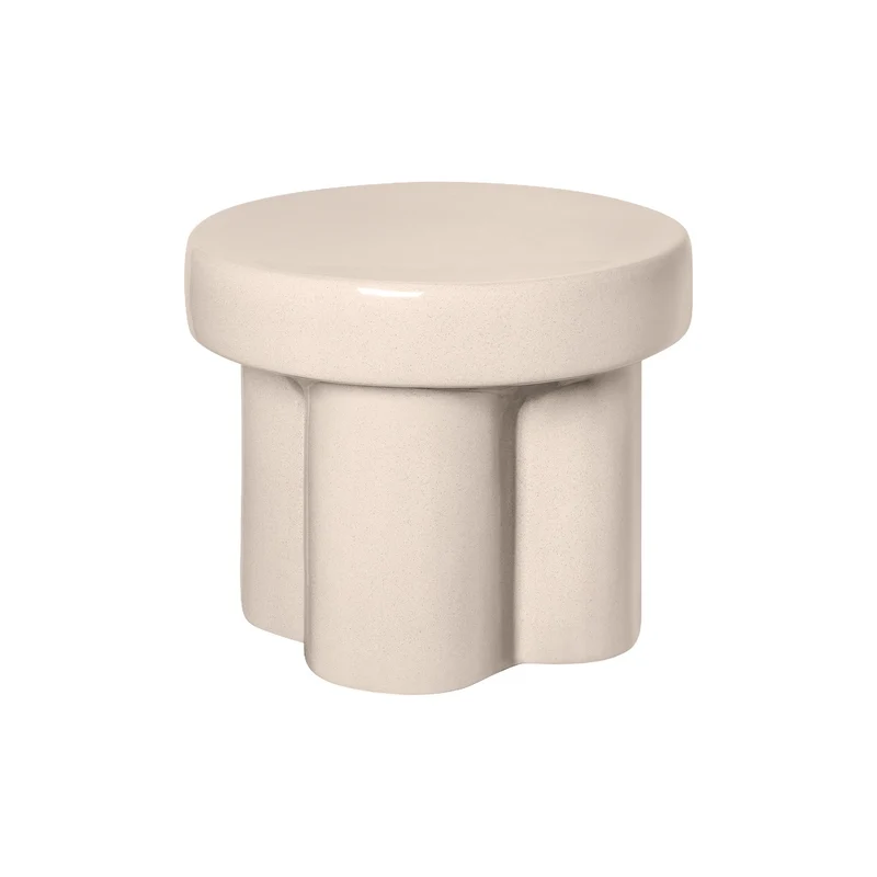 TORU bijzettafel Lily White laag