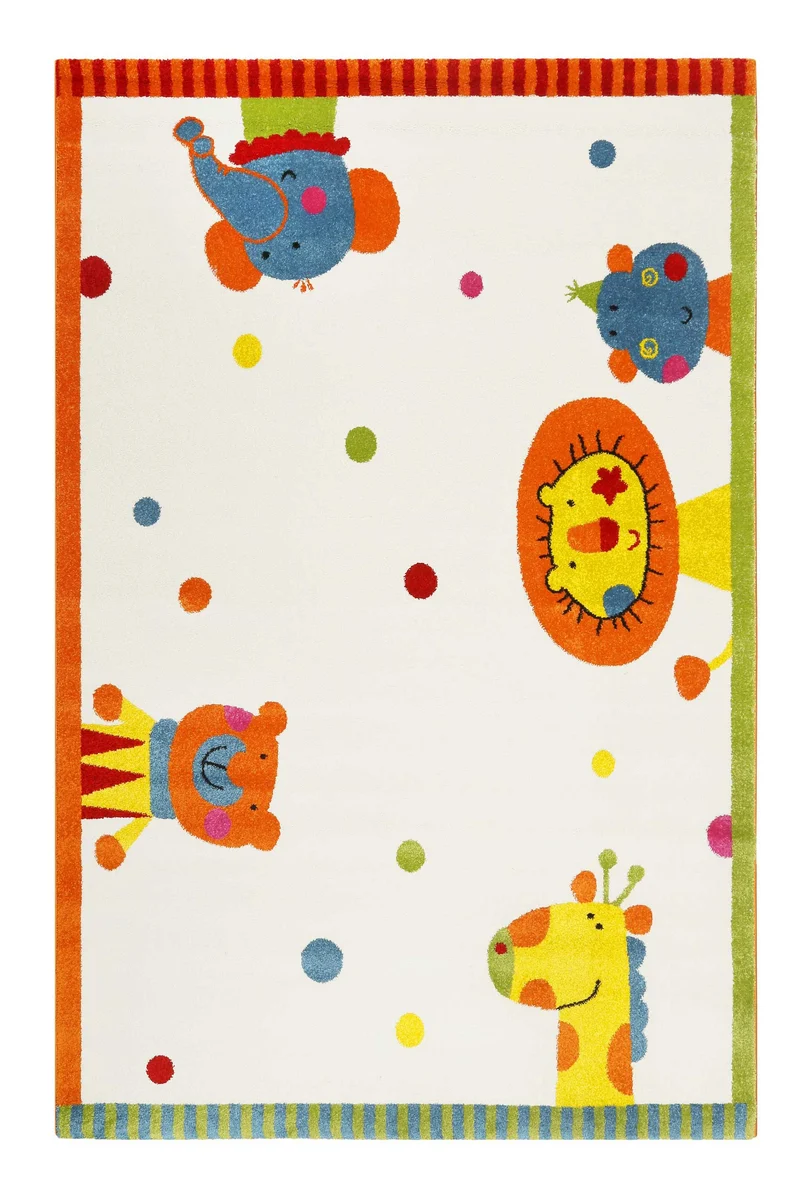 Sigikid Kinderteppich Creme Beige "Animal Festival"