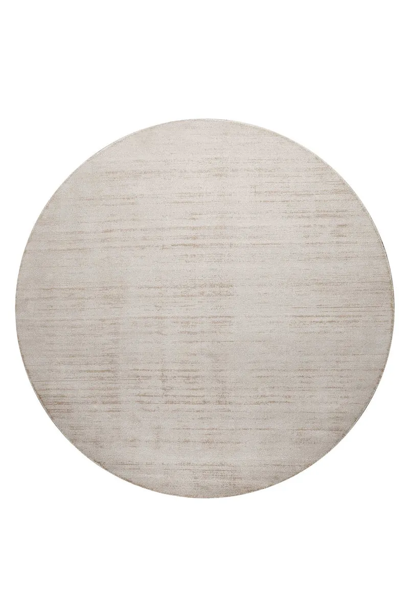 Teppich Rund Creme Beige "Emma" WECONhome Basics