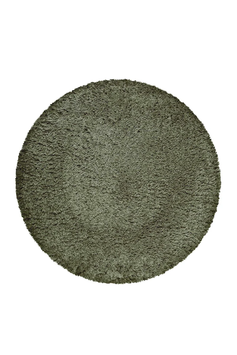 Esprit Teppich Rund Grün weich soft & nachhaltig "Yogi"