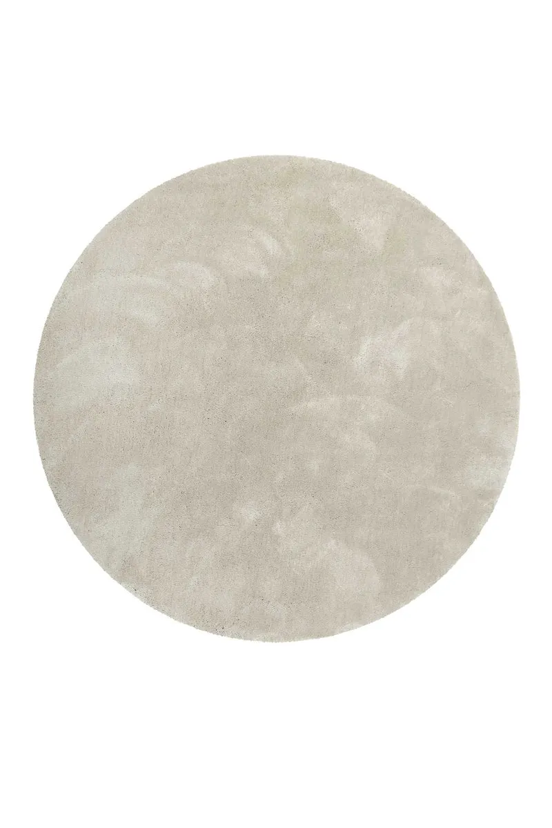 Esprit Teppich Rund Creme Beige Hochflor "Relaxx"