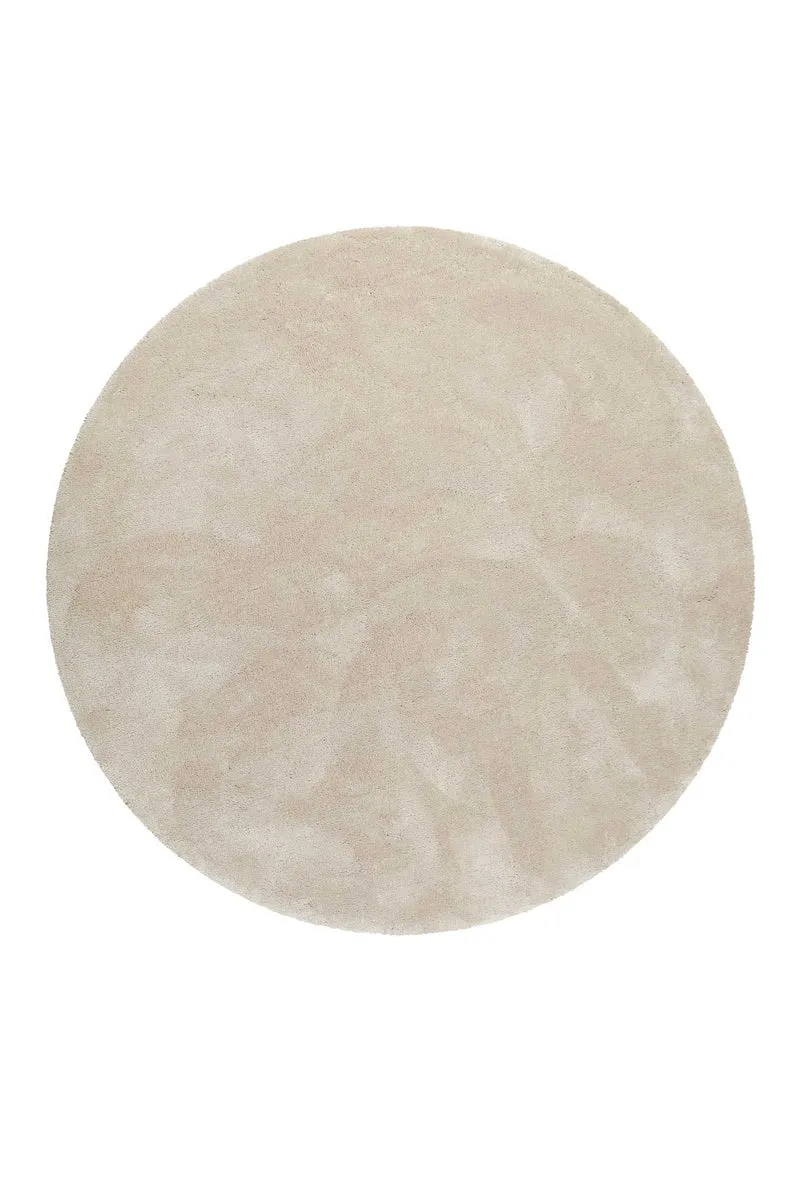 Esprit Teppich Rund Beige Hochflor "Relaxx"