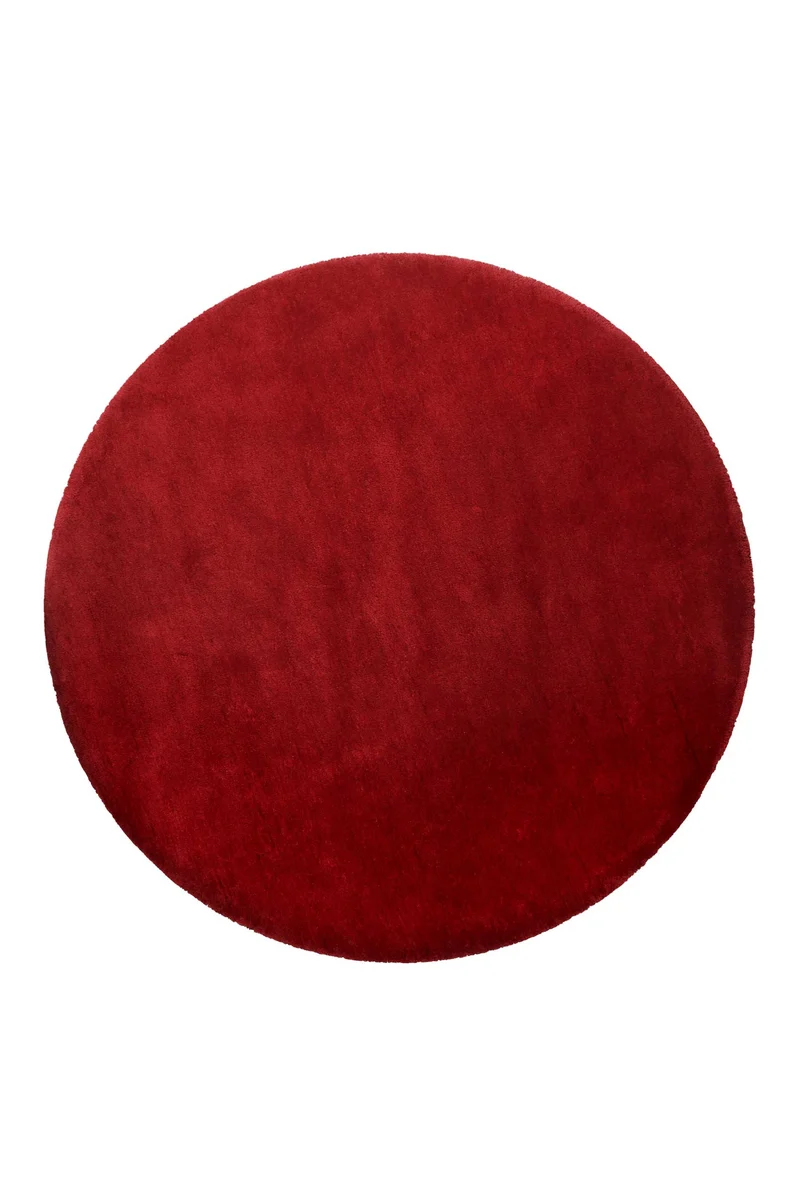 Teppich Rund Rot "Pisa" Homie Living