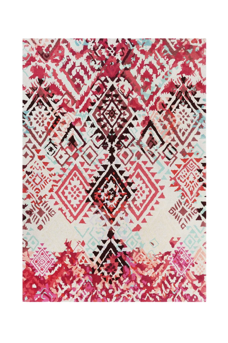Teppich Bunt aus Wolle "Love Vintage" Accessorize
