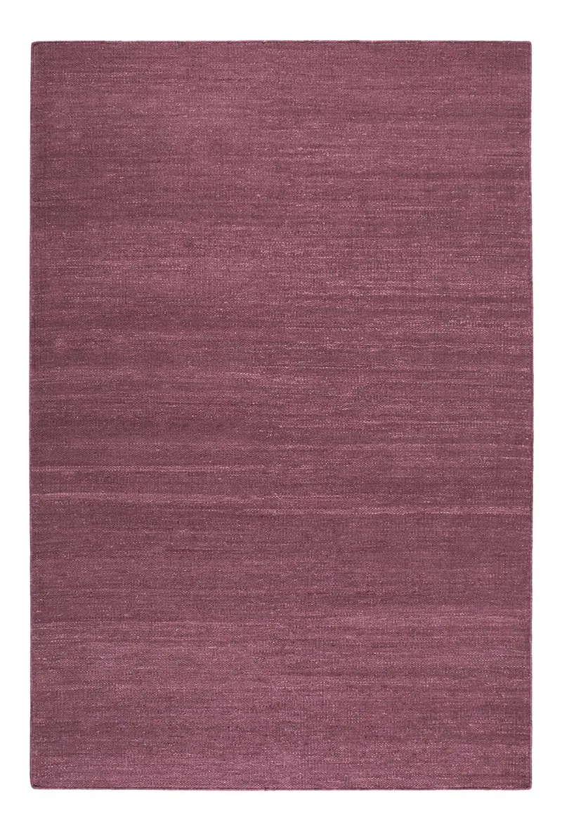 Esprit Kurzflor Teppich Flieder Rot aus Baumwolle "Rainbow Kelim"