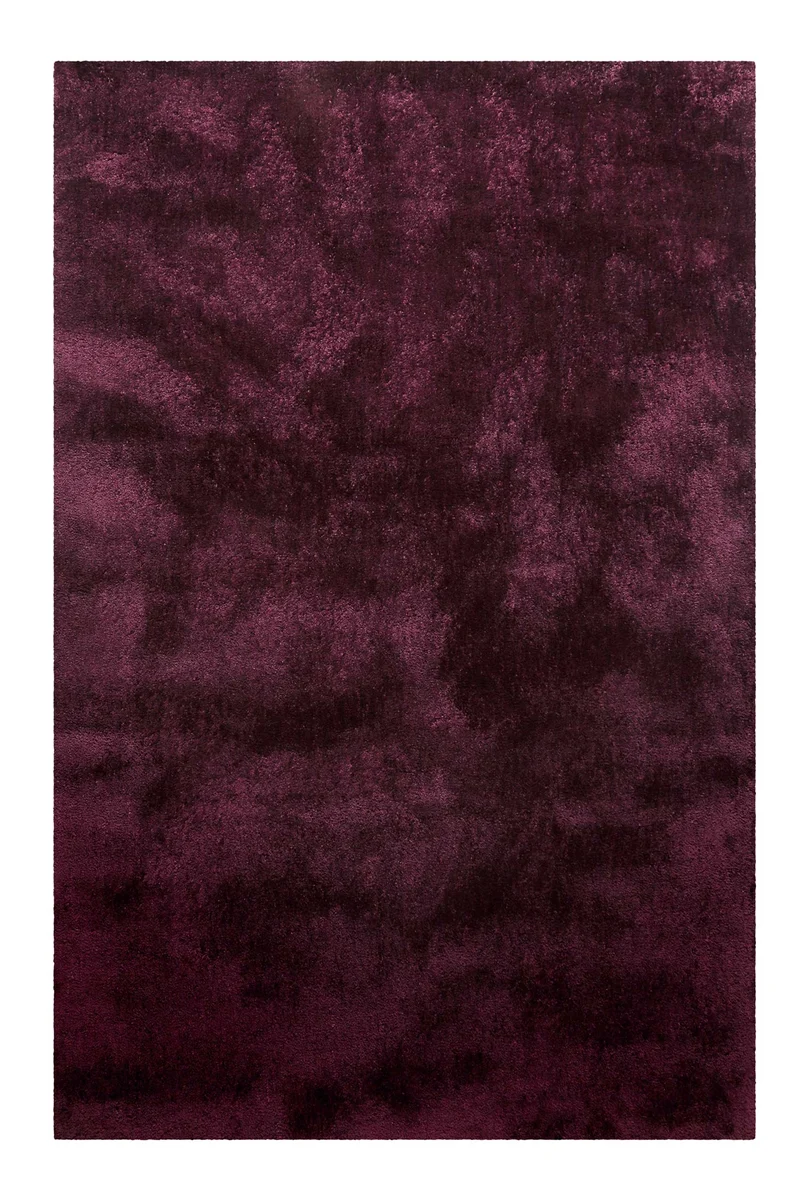 Teppich Bordeaux Rot Hochflor "Pisa" Homie Living