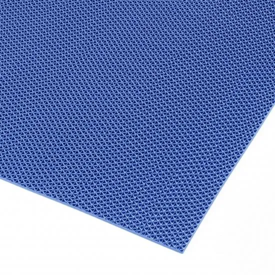 538 Sauna und Schwimmbadmatte blau