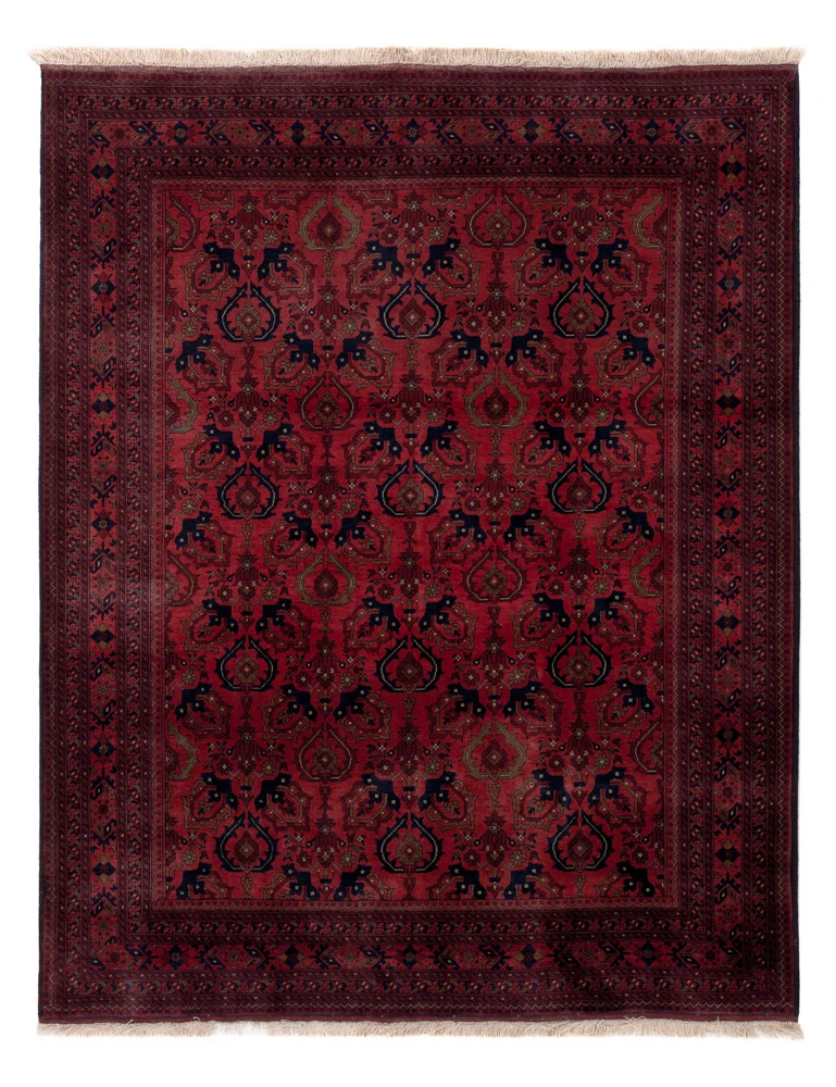 Afghan Teppich - Royal - 152 x 195 cm - rot
