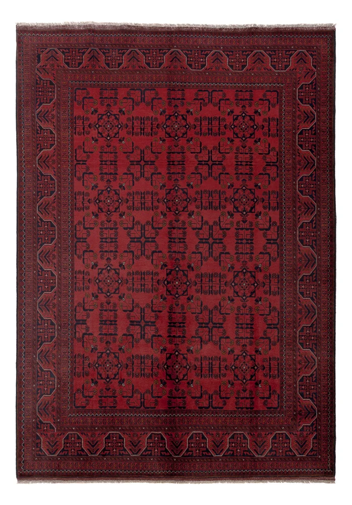 Afghan Teppich - Kunduz - 205 x 291 cm - rot