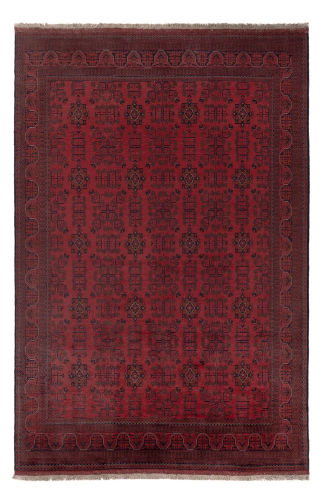 Afghan Teppich - Kunduz - 195 x 294 cm - rot