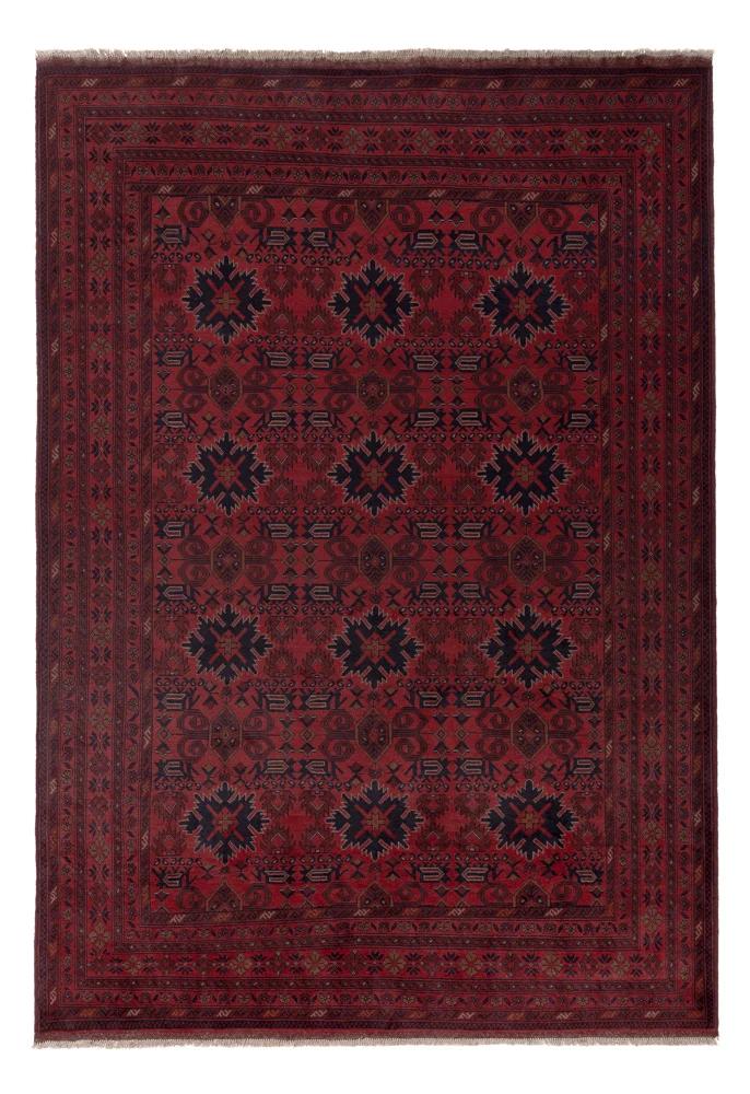 Afghan Teppich - Kunduz - 200 x 289 cm - rot