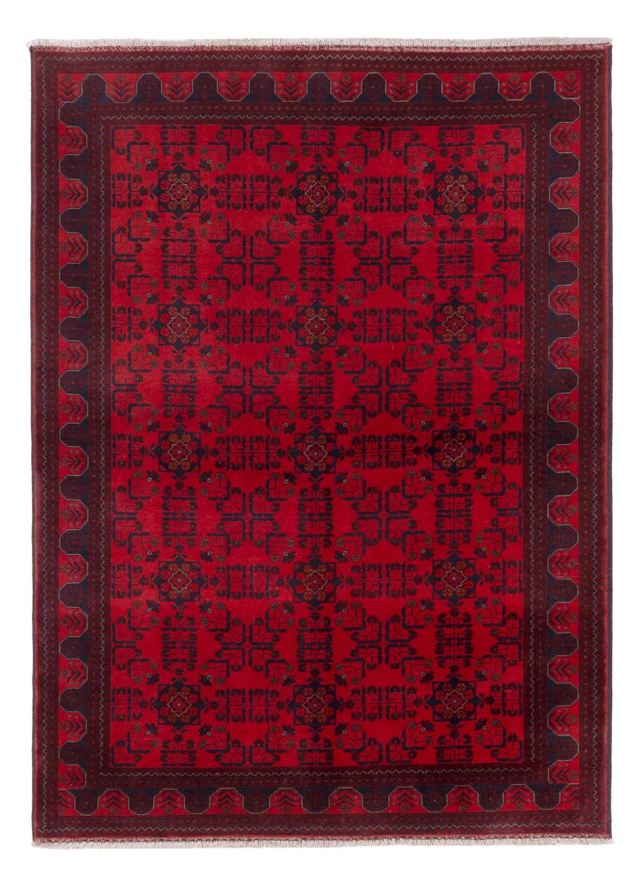 Afghan Teppich - Kunduz - 173 x 243 cm - rot