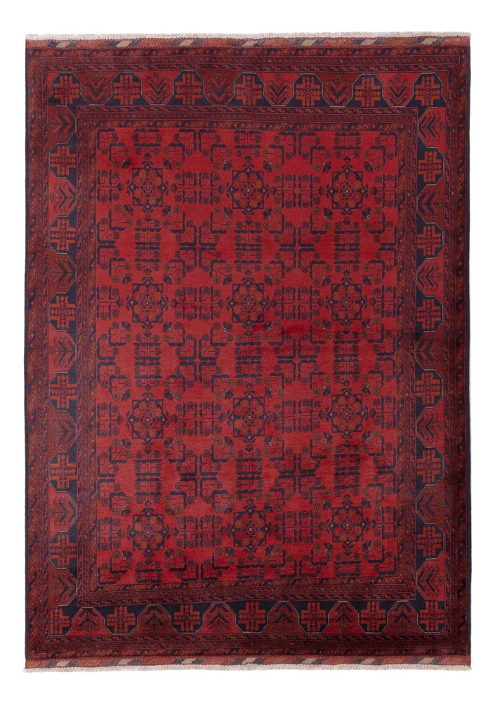 Afghan Teppich - Kunduz - 176 x 238 cm - rot