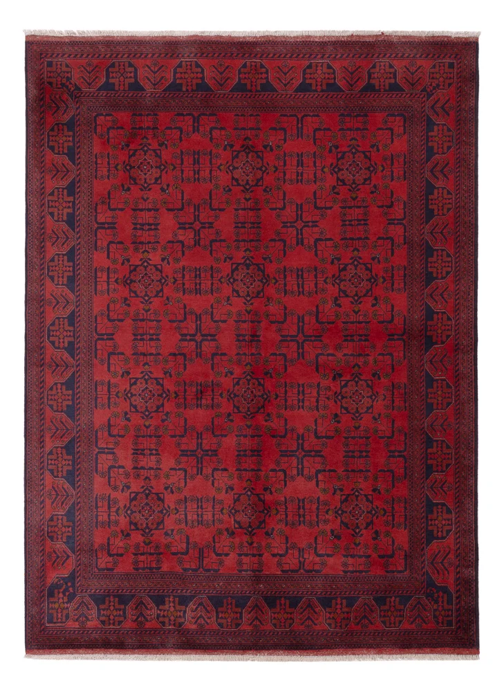 Afghan Teppich - Kunduz - 175 x 236 cm - rot